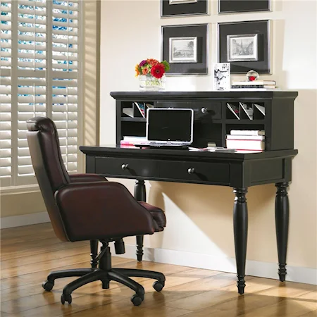 48 Inch Writing Desk & Hutch